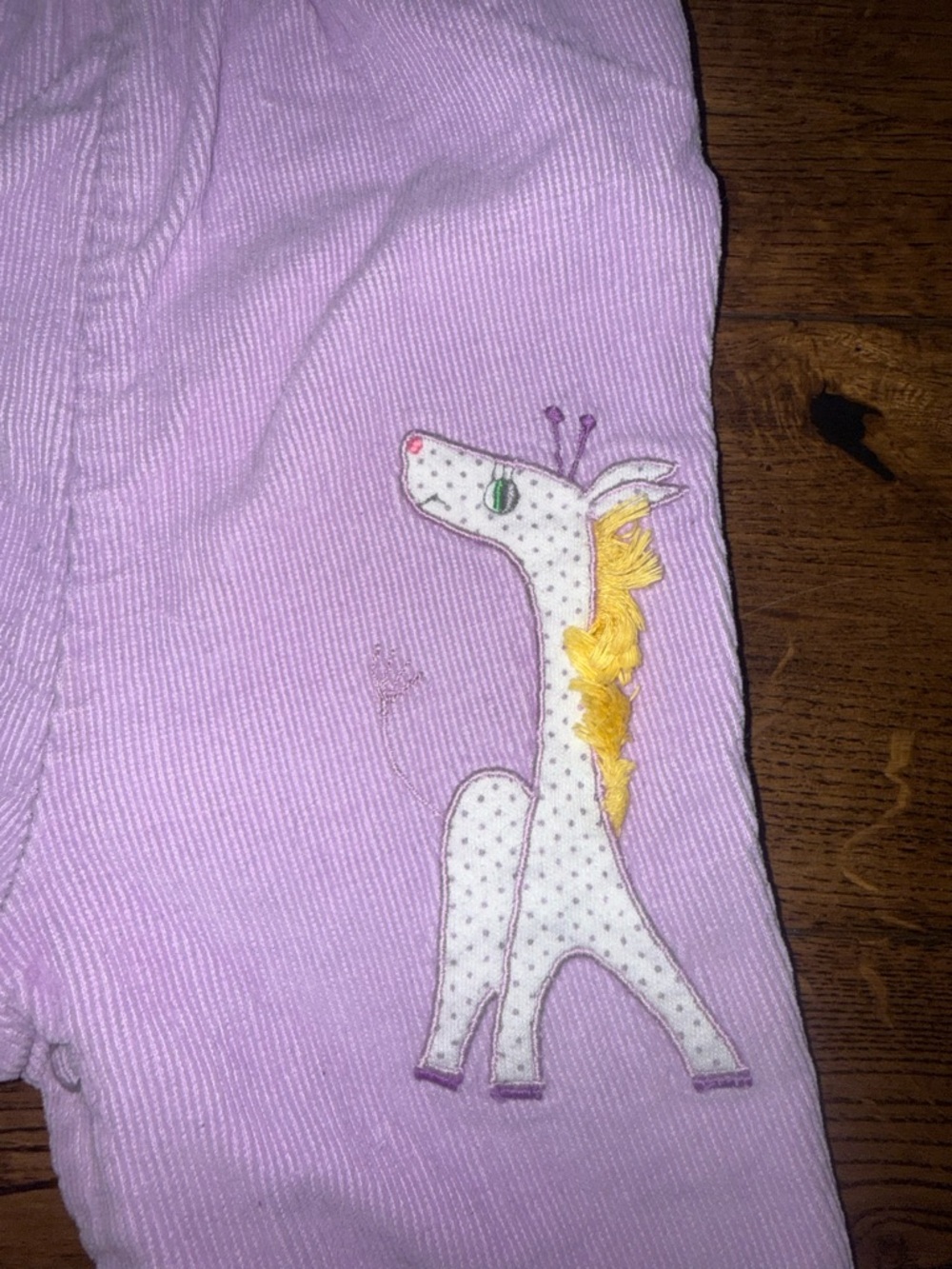 Vintage Baby Girl Purple Overalls with Tulip Buttons 3-6 Month - Picture 4 of 4